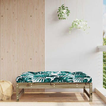 vidaXL Tuinvoetenbank 120x80 cm geïmpregneerd grenenhout, Verzenden, Nieuw