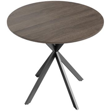 Runder Küchentisch, 80 Cm, Kompakte Tischplatte, Spanplatte,, Verzenden, Nieuw