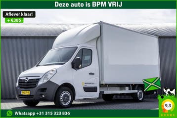 Opel Movano L3H1 | Financial Lease voor 409 p/mnd, Stof, Gebruikt, Euro 6, Wit
