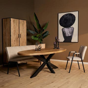 Eettafel Dakota | 300 cm | Ovaal | Starfurn, Ophalen of Verzenden, Nieuw
