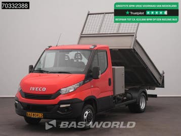 Iveco Daily 35C12 Kipper Tipper 3,5t Dubbellucht met Kist Tr, Gebruikt, Euro 6, Iveco, Leder