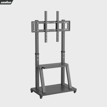 Robuuste Mobiele TV Trolley met Verstelbare Hoogte en 2 Opbe, Verzenden, Nieuw