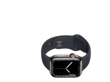 Apple Watch Series 7 - 41mm - Roestvrij staal - Grafiet -, Verzenden, Zo goed als nieuw, Apple