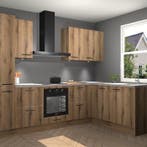 Goud Eiken keuken Bazel 112073, Huis en Inrichting, Keuken | Complete keukens, Verzenden, Nieuw