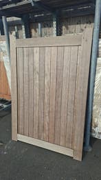 Carpgarant, hardhouten poort enkel, linksdraaiend 180x150cm, Ophalen of Verzenden, Nieuw