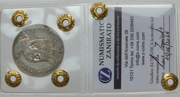 Italië, Italiaans Eritrea Umberto I. 2 Lire (4/10 di