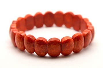 Koraal - Fijn rood koraal - 26g - Armband