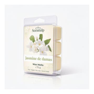 Jasmine de Damas Wax Melts | Scentulp, Verzenden, Nieuw