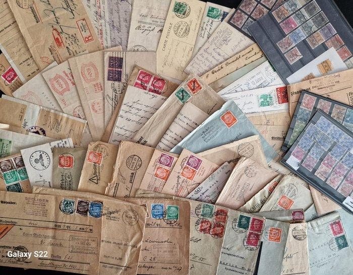 REICH + Duitse Post 1917/1949 - Oude, originele poststukken, Postzegels en Munten, Postzegels | Europa | Duitsland
