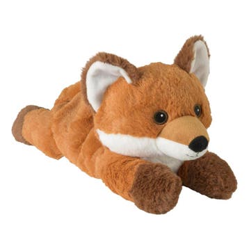 Warmies vos knuffel - bruin - 33 cm - magnetronknuffel, Verzenden, Nieuw
