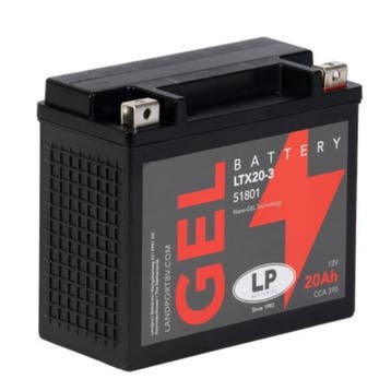 Landport Gel 51801 / YTX20L-BS accu 12V, 20Ah, origineel, Verzenden, Nieuw
