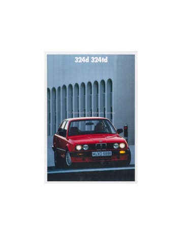 1989 BMW 3 SERIE DIESEL BROCHURE NEDERLANDS, Boeken, Nieuw, BMW, Author