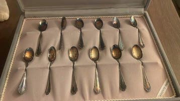 Bestekset (18) - .800 zilver, Antiek en Kunst