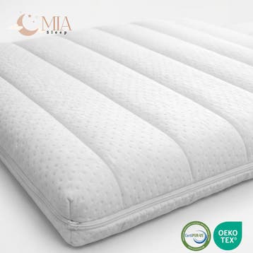 MIA Sleep® Koudschuim Topper - Circa 6 cm dik - Afritsbare B, Verzenden, Nieuw, Matras