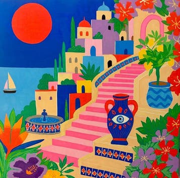 Diletta Carrito - Scala rosa sul mediterraneo