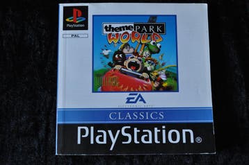 Theme Park World Playstation 1 PS1 Classics Manual Only PAL, Verzenden, Nieuw