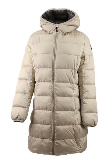 Napapijri Winterjas in maat L Beige, Napapijri, Verzenden, Zo goed als nieuw, Beige