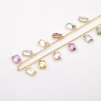 Armband - 18 karaat Geel goud - 2.82ct. tw. Saffier -, Nieuw