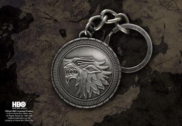 Game of Thrones Metalen Sleutelhanger Stark Shield, Verzamelen, Ophalen of Verzenden, Nieuw