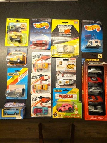Polistil, Mattel, Matchbox, Edocar 1:64 - Modelauto (13) -, Nieuw