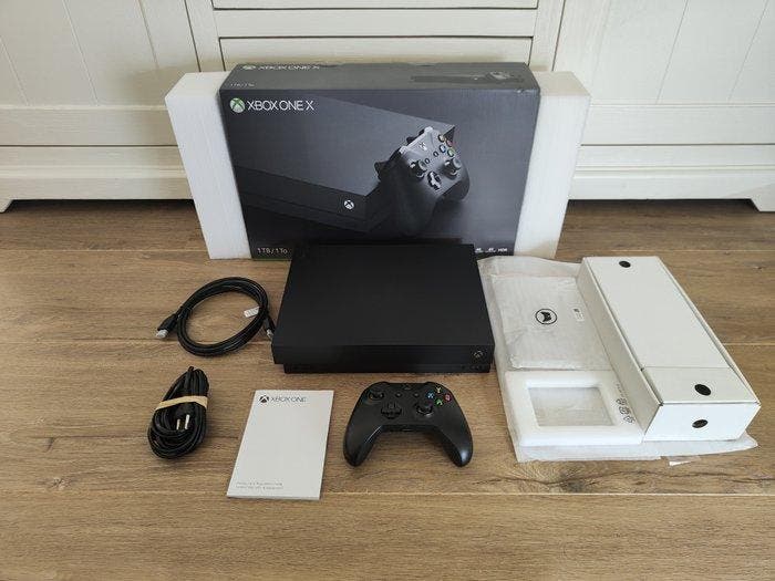 Microsoft - Xbox One X - Complete in Box - Spelcomputer - In, Spelcomputers en Games, Spelcomputers | Overige Accessoires