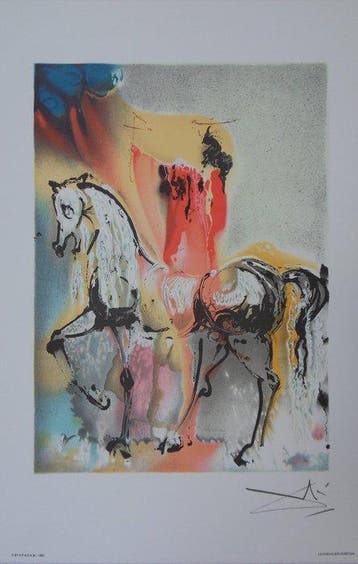 Salvador Dali (1904-1989) - Le Chevalier Chrétien