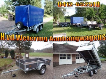 H.vd.WeteringAanhangwagens Diverse Aanhangwagens te koop A, Auto diversen, Aanhangers en Bagagewagens, Ophalen, Gebruikt