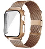 DrPhone APX1 - Siliconen Polsband - 44mm Metalen armband + T, Verzenden, Nieuw