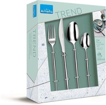 Amefa Soprano - Bestekset - 24-delig - 6 Personen, Verzenden, Nieuw