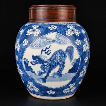 Vaas - Porselein - China - Kangxi (1662-1722)