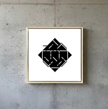 Marguerite Hersberger (1943 - Homage to the Black Square -