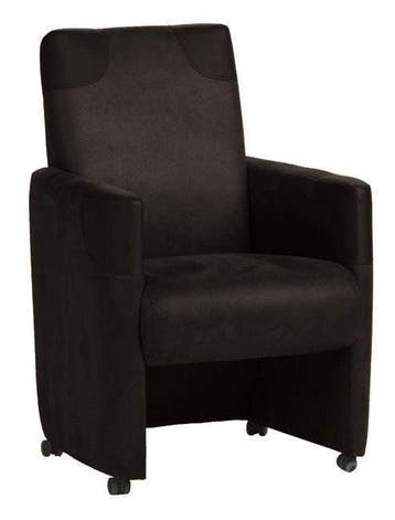 Eetkamerstoel Ron - eetkamerstoelen - Antraciet, Nieuw, Stof