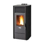 Pelletkachel Bio80 7 kW verwarmt tot 240m3 met warme lucht, Nieuw, Ophalen of Verzenden, Pelletkachel, Vrijstaand