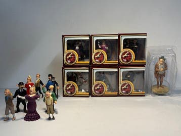 Les Aventures de Tintin - Ensemble de 16 figurines, Nieuw