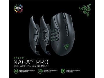 Razer -  Naga V2 Pro Wireless Mmo Gaming Mouse, Computers en Software, Muizen, Rechtshandig, Muis, Verzenden, Gaming muis