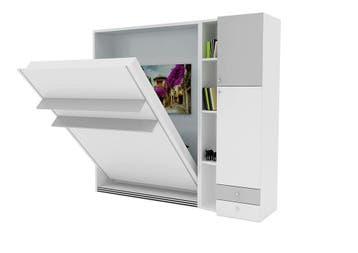 GRATIS MATRAS | Opklapbed 711 150x200 + montage, Verzenden, Overige maten, 200 cm, Nieuw
