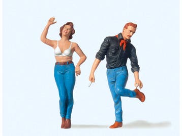 Preiser 45127 Paar in Jeans 1:22,5 (Figuren, Scenery), Ophalen of Verzenden, Nieuw