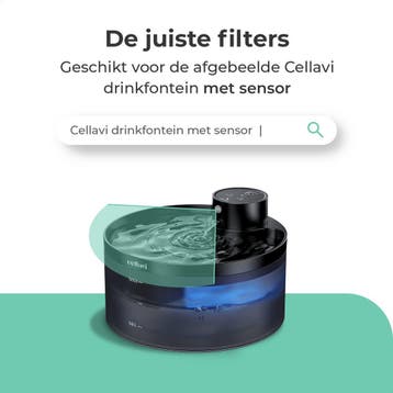 Cellavi 3 in 1 Waterfilters &amp; Filtersponsjes voor, Ophalen of Verzenden, Zo goed als nieuw