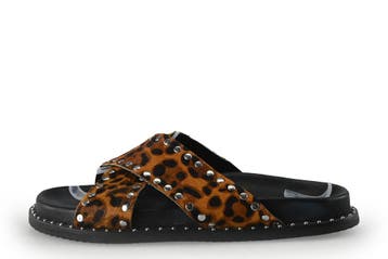 Sacha Slippers in maat 39 Panter, Slippers, Overige kleuren, Verzenden, Sacha