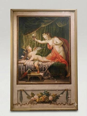 Scuola italiana (XVIII-XIX) - Amore e Psiche - cm 170x106