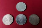 Nederland. 10 Gulden 4 zilveren munten 1970/1973 (Zonder