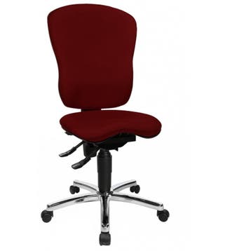 Bureaustoel | Stof | Rood | Ergonomisch, Verzenden, Nieuw