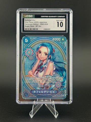 Bandai - 1 Graded card - One Piece - Nefeltari Vivi EB03-024, Nieuw