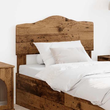 vidaXL Hoofdbord Oud Hout Bewerkt hout, Verzenden, Nieuw, Bruin, Hout