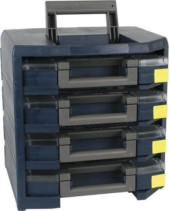 2dekans | Raaco Assortimentsdoos - HandyBoxxser - Met 4, Doe-het-zelf en Verbouw, Gereedschap | Handgereedschap, Zo goed als nieuw