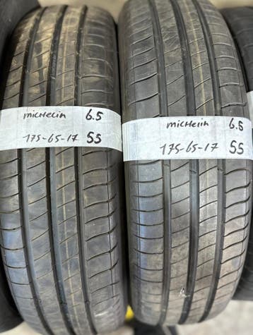 2x 175-65-17 Michelin Zomer 2x 6.5mm €55 Per Band 175 65 17, Auto-onderdelen, Banden en Velgen, Ophalen, Gebruikt, 175 mm, 17 inch