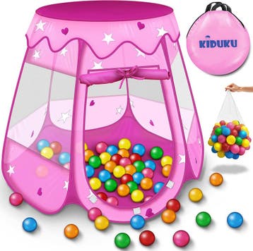 Speeltent - Kindertent - Speelhuisje - Roze - KIDUKU®, Verzenden, Zo goed als nieuw