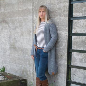 Haakpatroon Lang Damesvest Jolie in Durable Cosy Fine - Ha, Ophalen of Verzenden, Nieuw