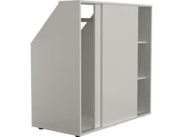 VDD Schuine Kledingkast - 50 x 100 x 100 cm - Wit, Verzenden, Nieuw