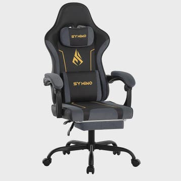Ergonomische Gaming Stoel met Latex Kussen, Voetensteun & 13, Computers en Software, Desktop Pc's, Verzenden, Nieuw